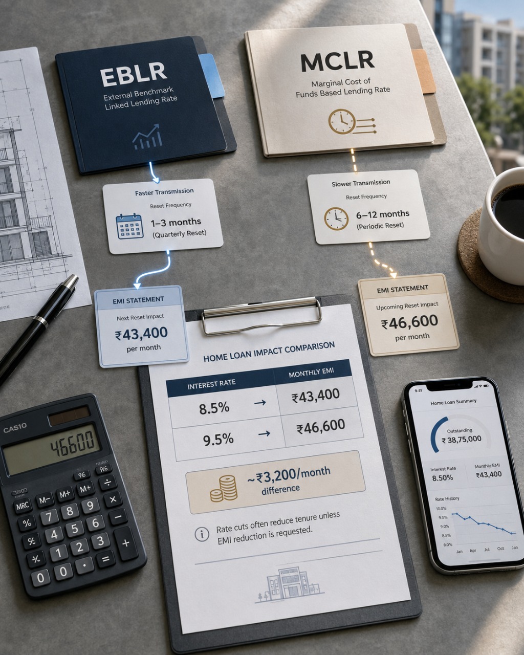 EBLR vs MCLR Home Loan Comparison