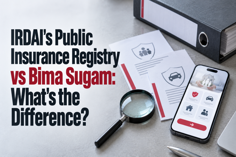 IRDAI Public Insurance Registry vs Bima Sugam headline